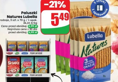 Paluszki Natures Lubella