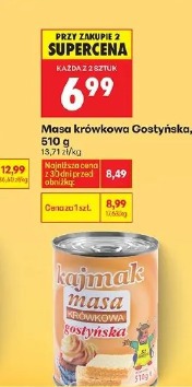 Masa krówkowa Gostyńska