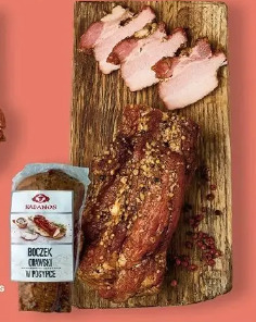 Boczek Orawski w posypce Kabanos