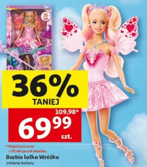 Barbie lalka Wróżka zmiana koloru