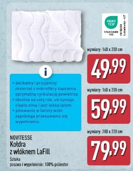 Novitesse Kołdra z włóknem LaFill