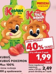 Kubuś, Kubuś Pokemon Mus 100% różne rodzaje