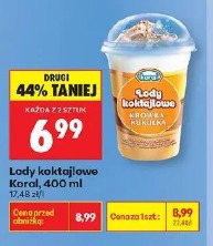 Lody koktajlowe Koral