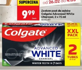 Colgate Advanced White Charcoal zestaw past do zębów