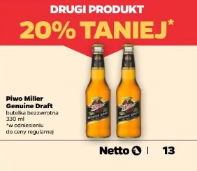 Piwo Miller Genuine Draft