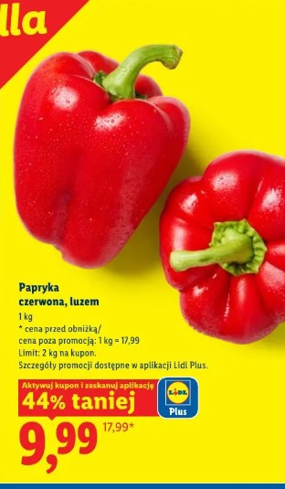 Papryka czerwona, luzem