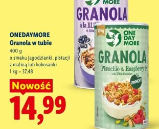 Onedaymore Granola w tubie