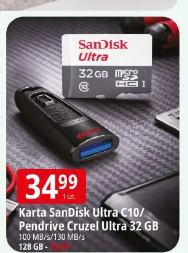 Karta SanDisk Ultra C10/Pendrive Cruzer Ultra 32 GB