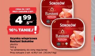Szynka wieprzowa Basiuni Sokołów