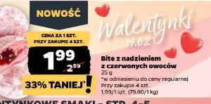 Bite z nadzieniem z czerwonych owoców