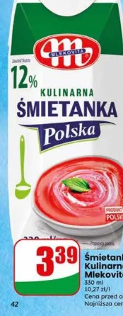 Śmietanka UHT 12% Kulinarna Polska Mlekovita