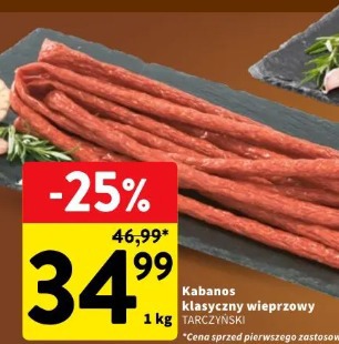 Kabanos klasyczny wieprzowy TARCZYŃSKI