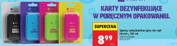 Spray antybakteryjny do rąk Hiskin