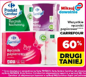 Produkt Carrefour wszystkie ręczniki papierowe