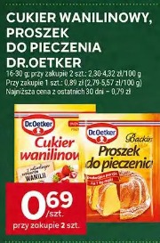 Cukier wanilinowy, proszek do pieczenia Dr.Oetker
