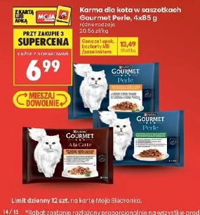 Karma dla kota w saszetkach Gourmet Perle, 4x85 g różne rodzaje