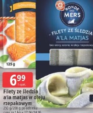 Ronde des Mers Filety ze śledzia a'la matjas w oleju rzepakowym