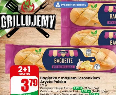 Bagietka z masłem i czosnkiem Aryzta Polska