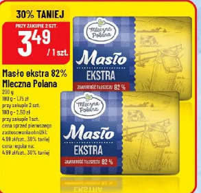 Masło ekstra 82% Mleczna Polana