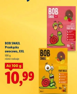 Bob Snail Przekąska owocowa, XXL