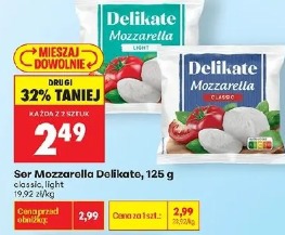 Ser Mozzarella Delikate classic, light