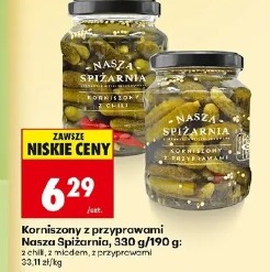 Korniszony z przyprawami Nasza Spiżarnia