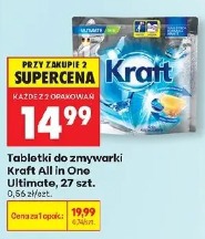 Tabletki do zmywarki Kraft All in One Ultimate, 27 szt.