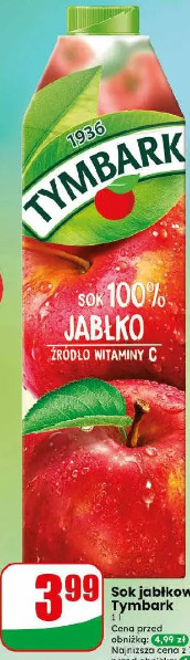 Sok jabłkowy Tymbark