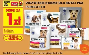 Wszystkie karmy dla kota i psa Perfect Fit