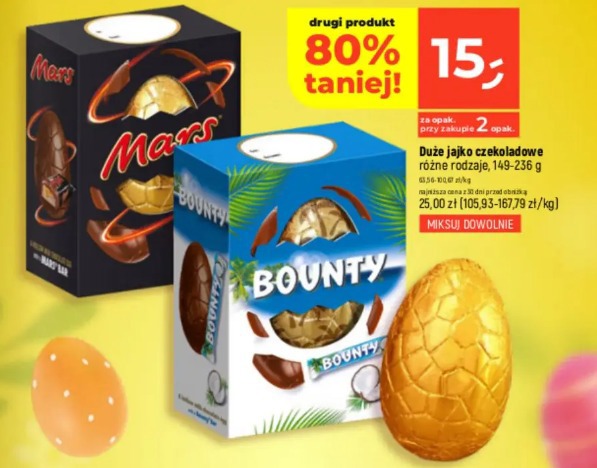 Mars duże jajko czekoladowe