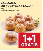 Babeczka do koszyczka Lazur