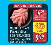 Mięsne specjały Paski z fileta z piersi kurczaka