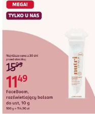 FaceBoom, rozświetlający balsam do ust