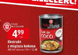 Ekstrakt z miąższu kokosa Tables du Monde