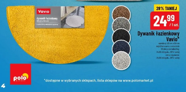 Dywanik łazienkowy Vavio