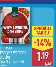 Le Gusto Papryka wędzona słodka mielona