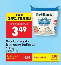 Serek puszysty klasyczny Delikate