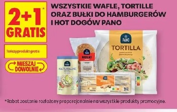 Wszystkie wafle, tortille oraz bułki do hamburgerów i hot dogów Pano
