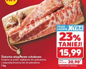 Żeberka wieprzowe schabowe