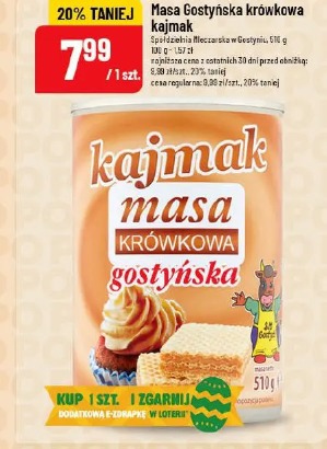 Masa Gostyńska krówkowa kajmak