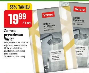 Zasłona prysznicowa Vavio