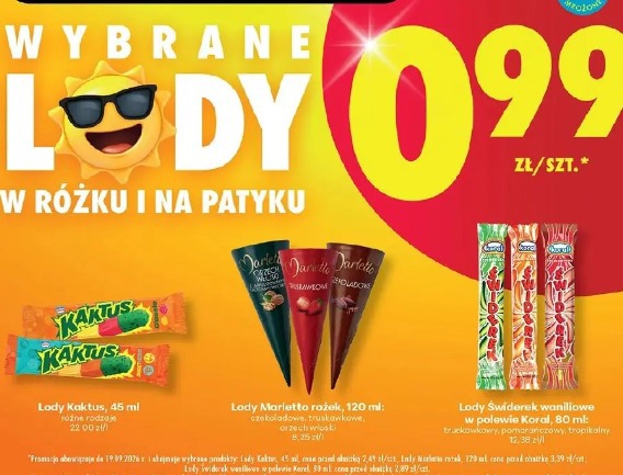 Lody Marletto rożek