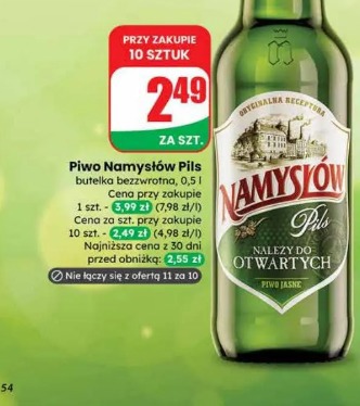 Namysłów Pils piwo