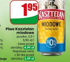 Piwo Kasztelan miodowe