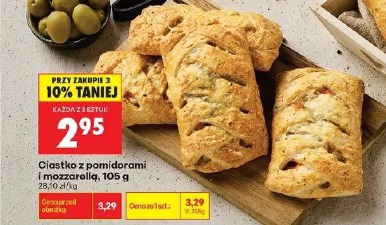 Ciastko z pomidorami i mozzarellą