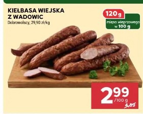 Kiełbasa wiejska z Wadowic Dobrowolski