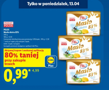 Pilos Masło ekstra 83%