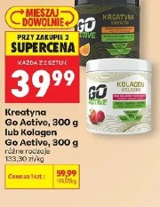 Kreatyna Go Active, 300 g lub Kolagen Go Active, 300 g