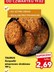 Taurus Sznycelki wieprzowo-drobiowe