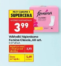 Wkładki higieniczne Femina Classic